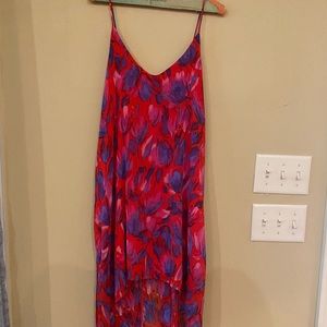 Rustic royals high low floral dress size medium